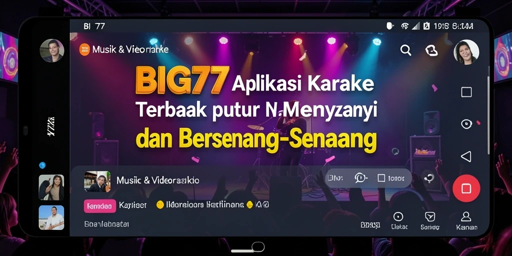 Tampilan antarmuka aplikasi BIG77 yang modern dan mudah digunakan.