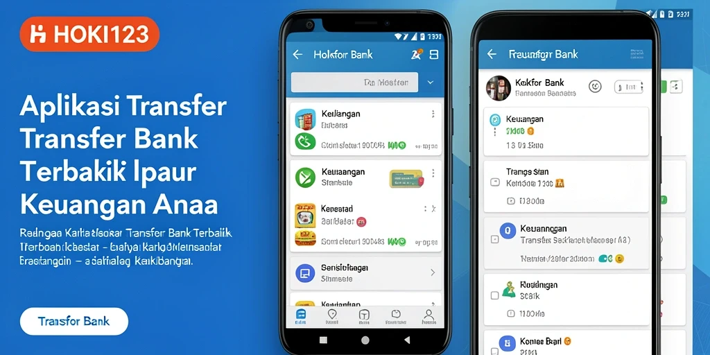 Antarmuka HOKI123 yang sederhana dan fungsional untuk Transfer Bank.