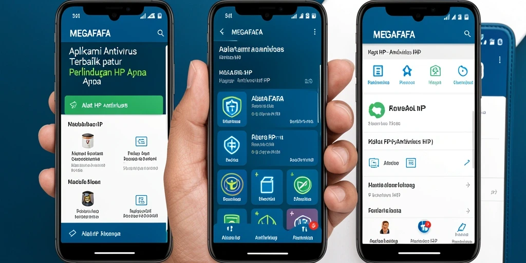 Antarmuka MEGAFAFA yang intuitif dan mudah digunakan untuk perlindungan HP.