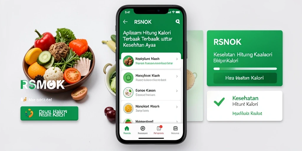 Tampilan antarmuka RSNOK yang bersih dan fungsional untuk Hitung Kalori.