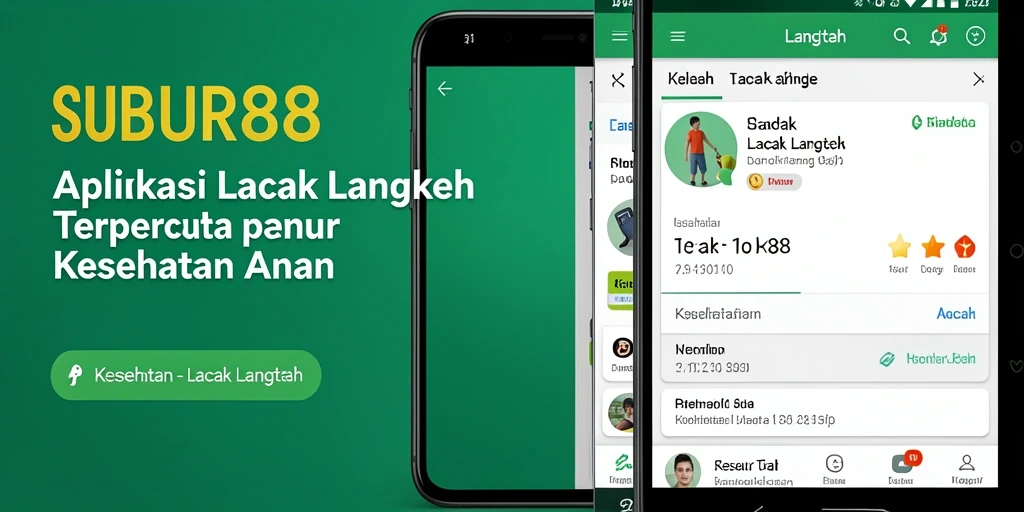 Tampilan antarmuka SUBUR88 dengan fitur lacak langkah yang mudah digunakan.